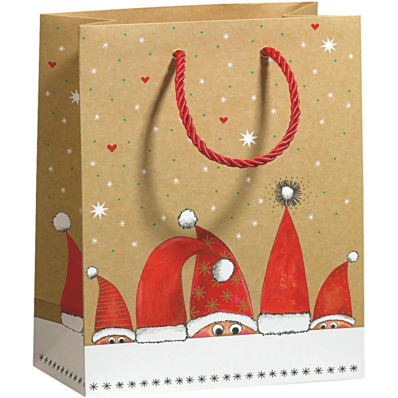 Gift Bags 17x9x22.5cm Christmas Caps 10 bags