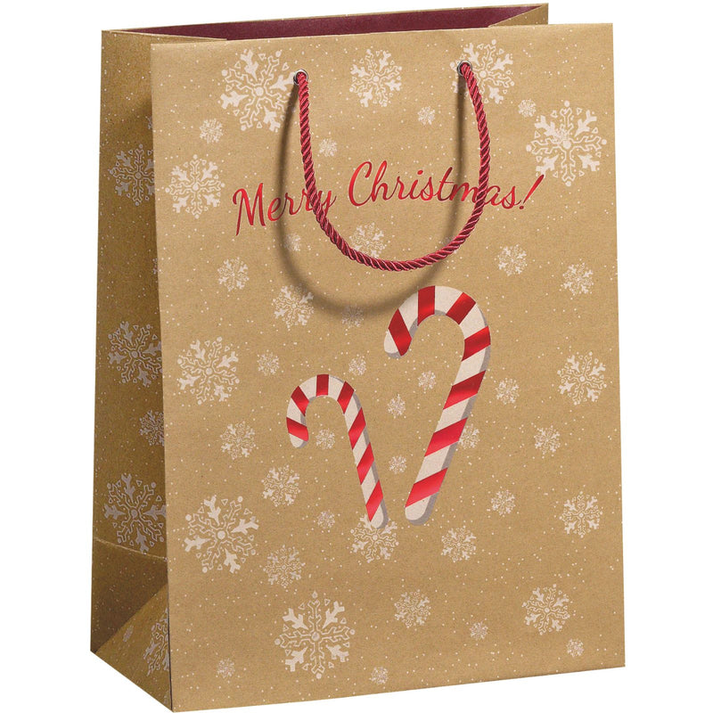 Gift Bags 26x13.5x33.5cm Candy Canes 10 bags