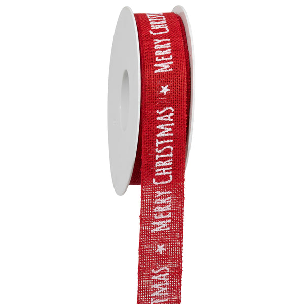 Winter Blessing Linen Ribbon Spool (GOG) 25mm x 12m 1 piece(s)
