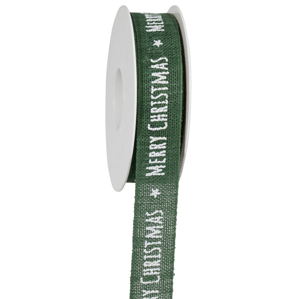 Winter Blessing Linen Ribbon Spool (GOG) 25mm x 12m 1 piece(s)