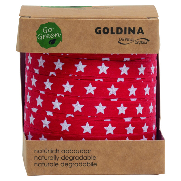 Large Star Cotton Ribbon Spool (GOG) 10mm x 100m 1 piece(s)