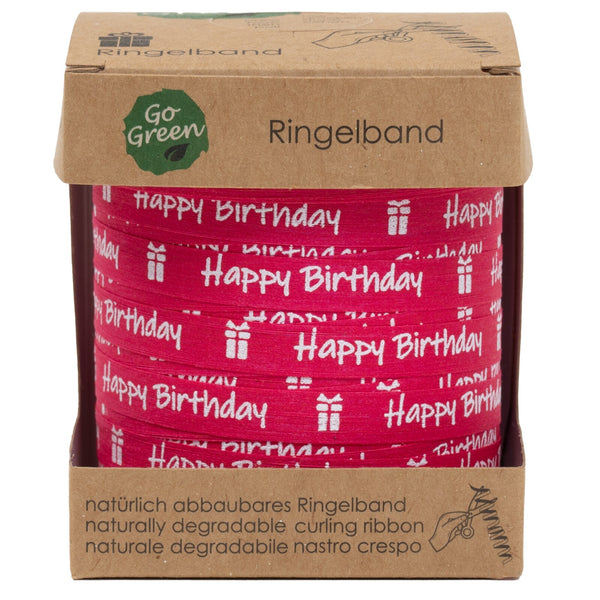 Wishes and Greetings Cotton Ribbon Spool (GOG) 10mm x 100m 1 piece(s)