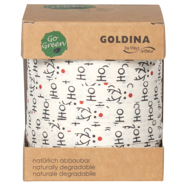Ho Ho Ho Cotton Ribbon Spool (GOG) 10mm x 100m 1 piece(s)