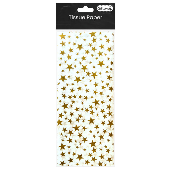 Tissue Paper Gold Stars