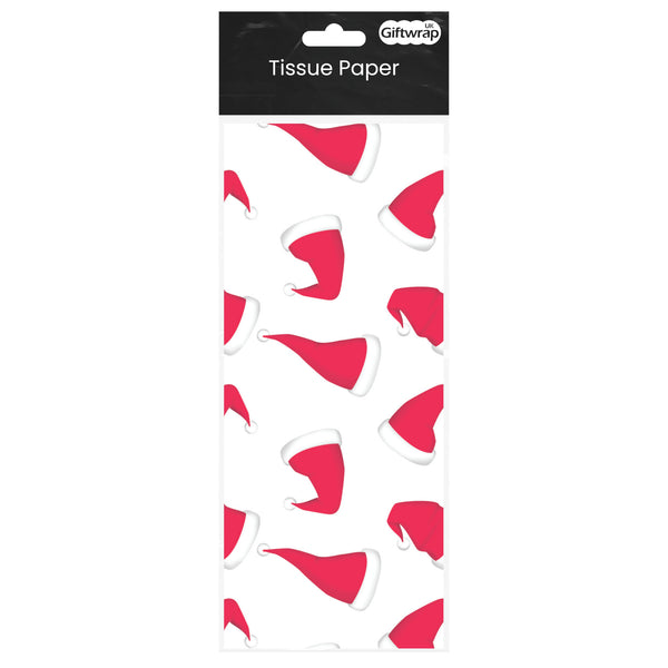 Tissue Paper Santa Hats