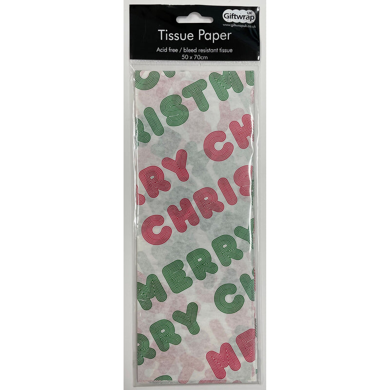 Tissue Paper Merry Christmas Inline