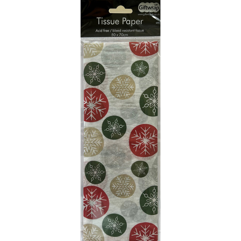 Tissue Paper Holiday Flakes