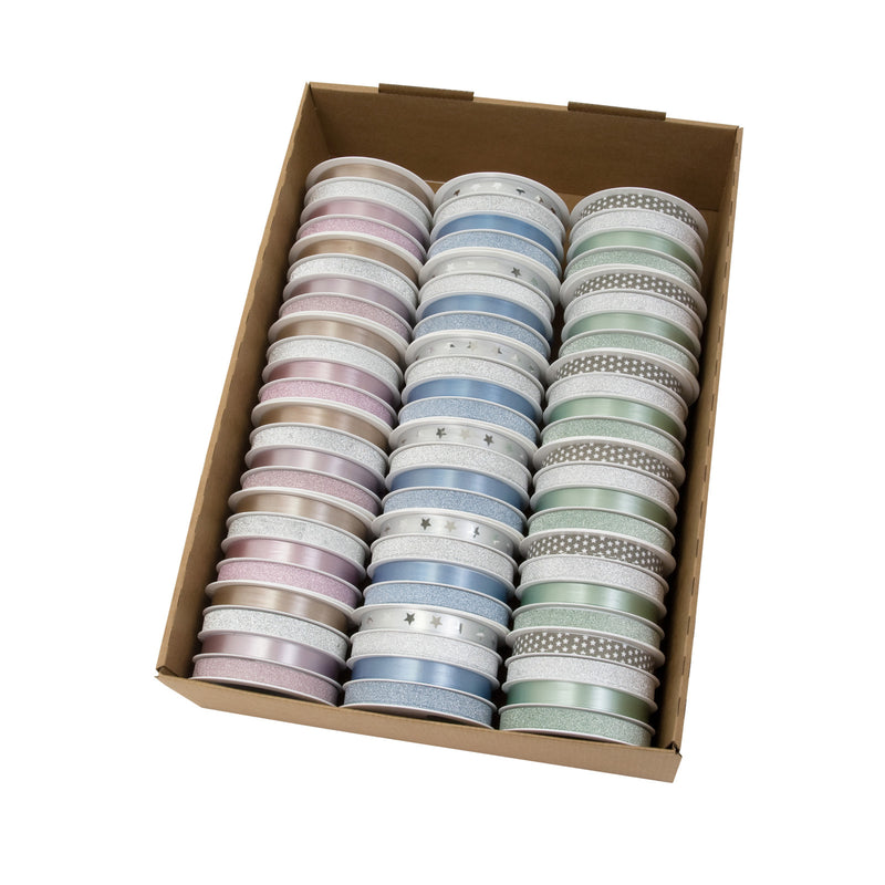Christmas 10mm x 4m Multi-Spool Curling Ribbon 18 piece(s)