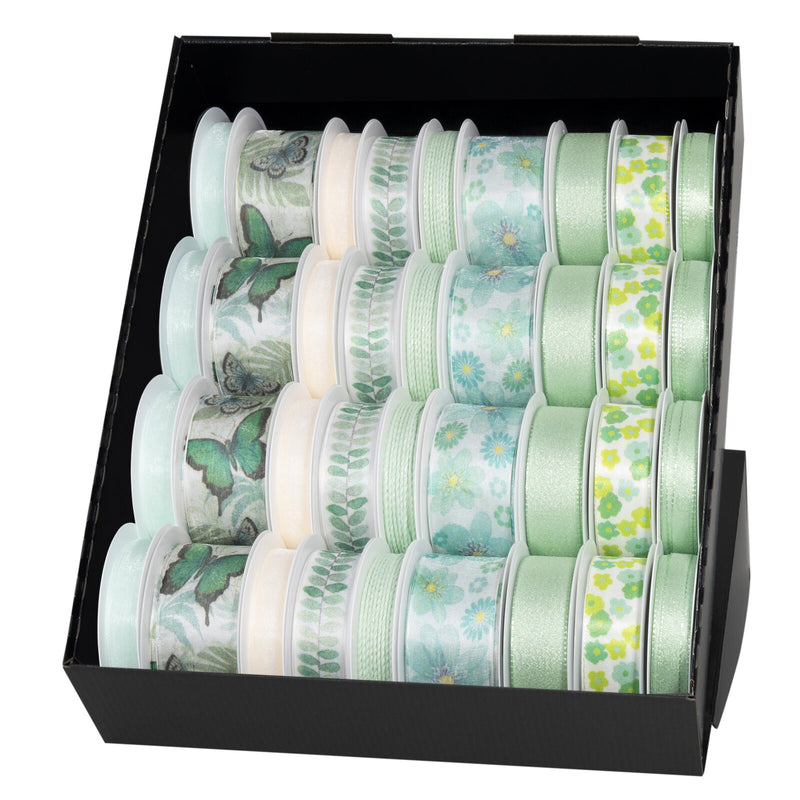 Green Pattern Ribbon on Reel 36 piece(s)