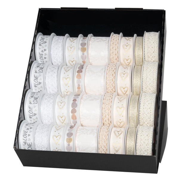 Wedding Pattern Ribbon on Reel 36 piece(s)