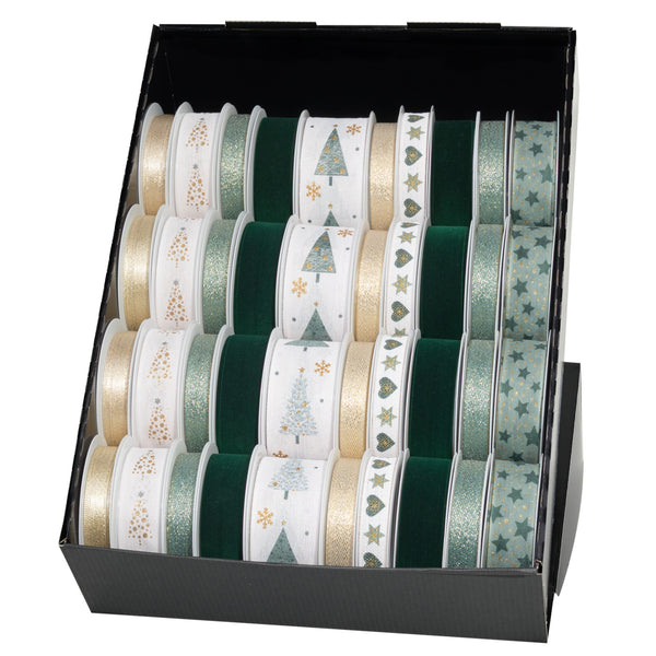 Elegant Christmas Ribbon on Reel 40 piece(s)