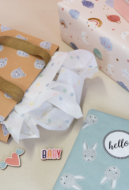 Baby Wrapping Paper, Baby Gift Bags & Boxes for Girls and Boys, Gift Wrap  UK