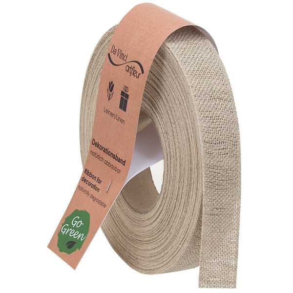 Linen ribbon sale