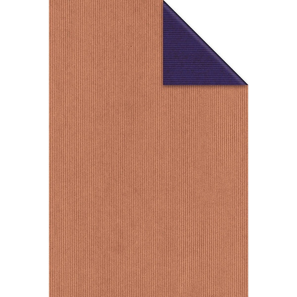 Flat Wrap 100x70cm Uni Reverse Brown/Purple