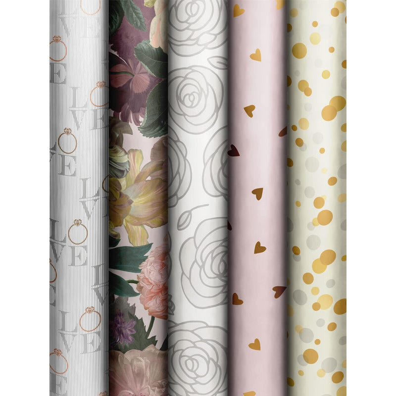 Roll Wrap Assortment 0.7x1.5m Roses Forever (Ama)