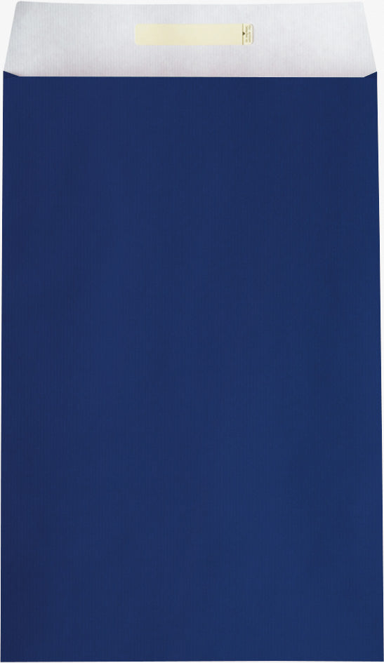 Envelope Gift Bags 26x5x43+6cm Uni Dark Blue