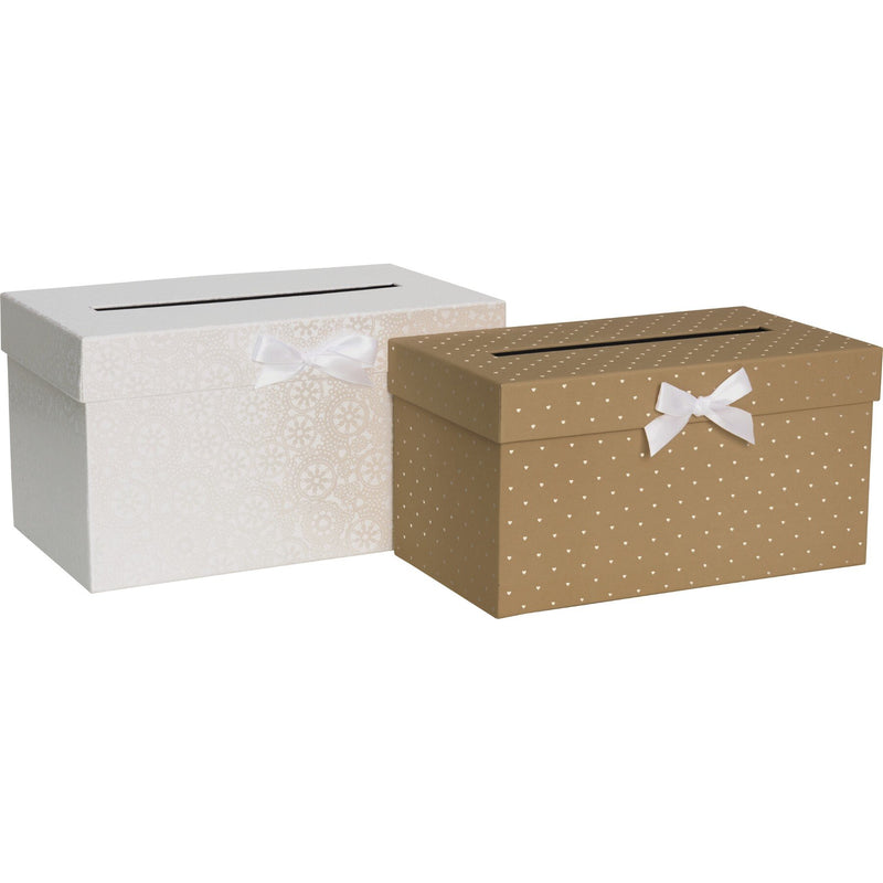 Gift Boxes 2 Part Set Marry White