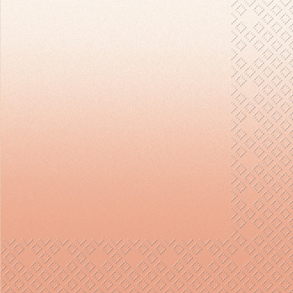 Napkins 33x33cm Uni Blush Pink (Delinda)