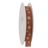 Sparkle Star Cotton Ribbon Spool (GOG) 15mm x 20m