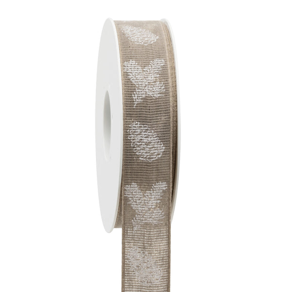 Nature Cotton Ribbon Spool (GOG) 25mm x 18m