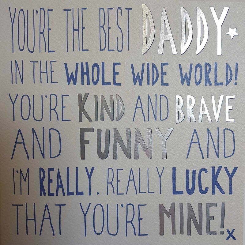 Messages of Love - Best Daddy 160mm x 160mm (JJ)