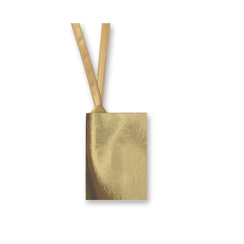 Metallic Gift Tags 50x70mm with Ribbon