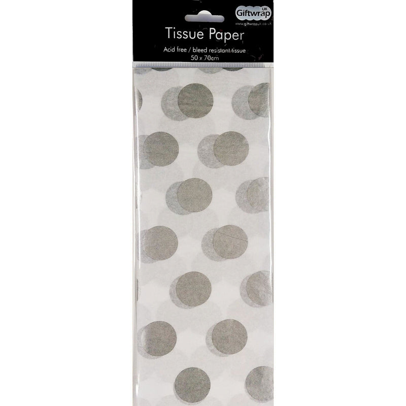 Tissue Paper Silver Spots