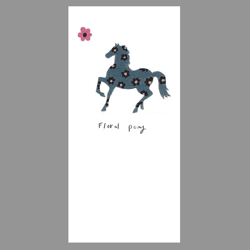 Woodland - Floral Pony 170mm x 90mm Flitter (IJ)